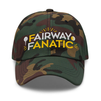 Fairway Fanatic Embroidered Golf Cap - Funny Golf Tee by Swing Epic
