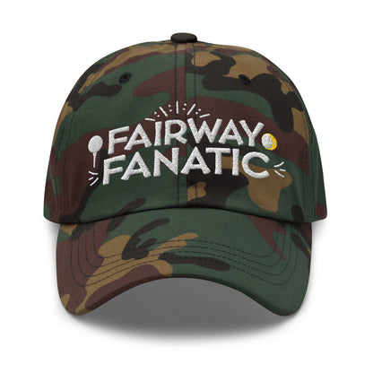 Fairway Fanatic Embroidered Golf Cap - Funny Golf Tee by Swing Epic