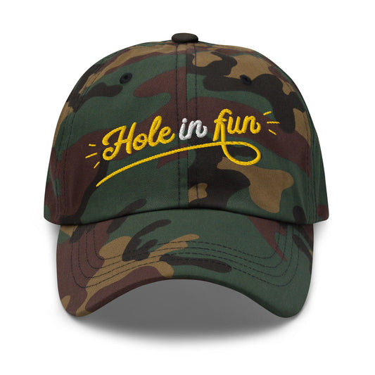 Hole in Fun Embroidered Golf Cap - Funny Golf Tee by Swing Epic