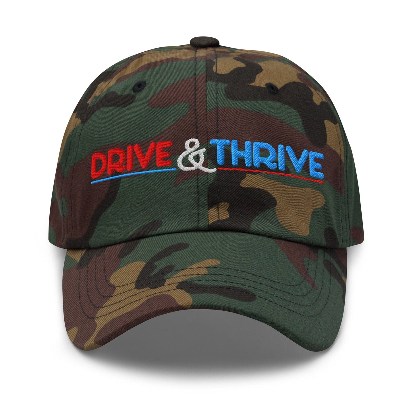 Drive & Thrive Embroidered Golf Cap - Funny Golf Tee by Swing Epic
