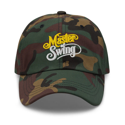 Master of Swing Classic Humorous Embroidered Golf Cap - Funny Golf Tee by Swing Epic