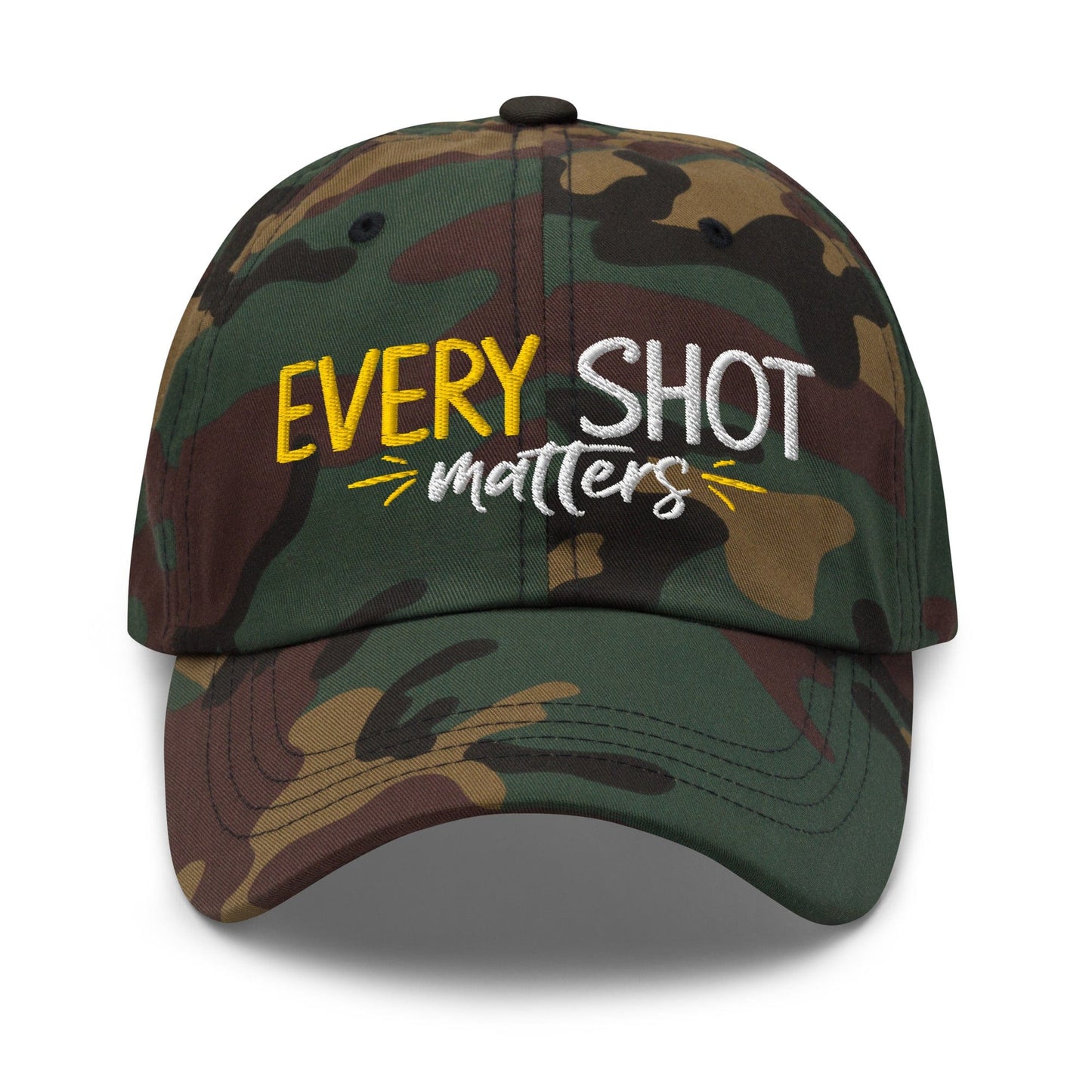 Every Shot Matters Embroidered Golf Cap - Funny Golf Tee by Swing Epic
