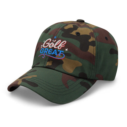 Golf Great Fun & Quirky Embroidered Golf Cap - Funny Golf Tee by Swing Epic