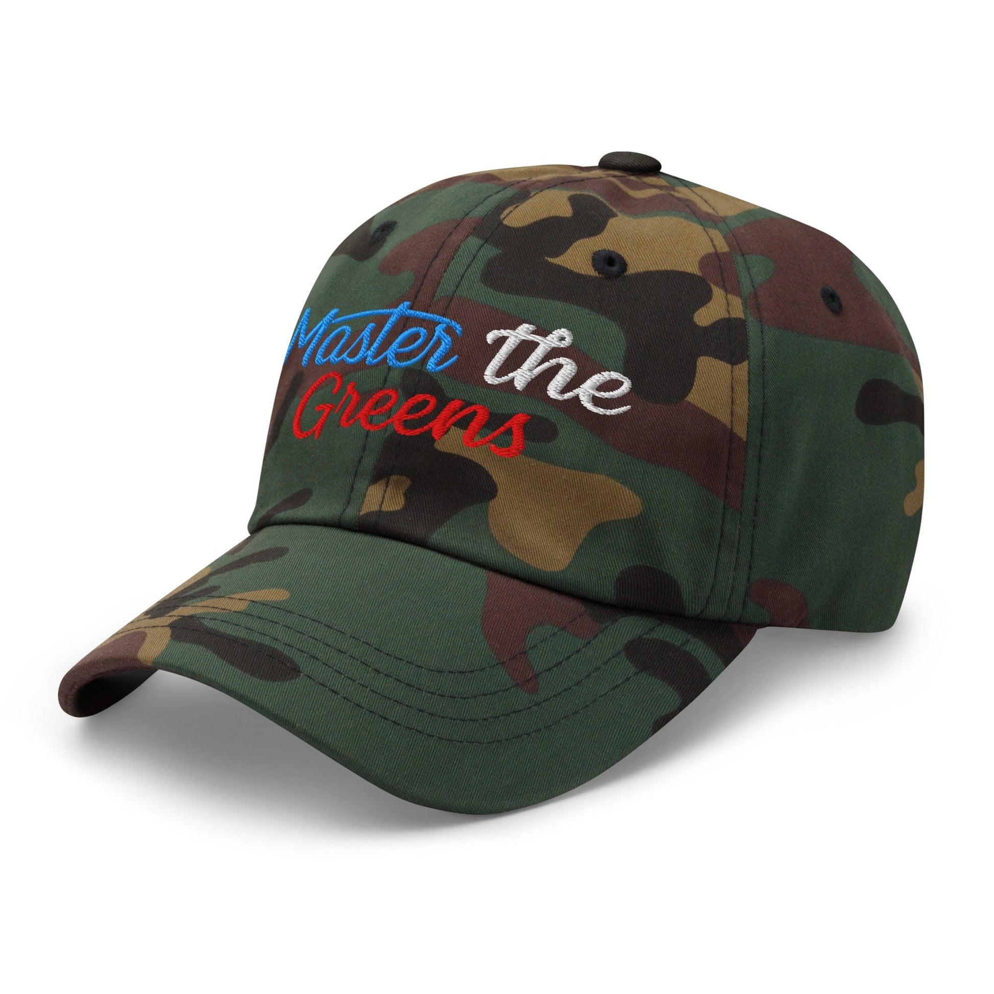 Master the Greens Embroidered Golf Cap - Funny Golf Tee by Swing Epic