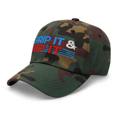 Grip It & Rip It Star Fun Embroidered Golf Cap - Funny Golf Tee by Swing Epic