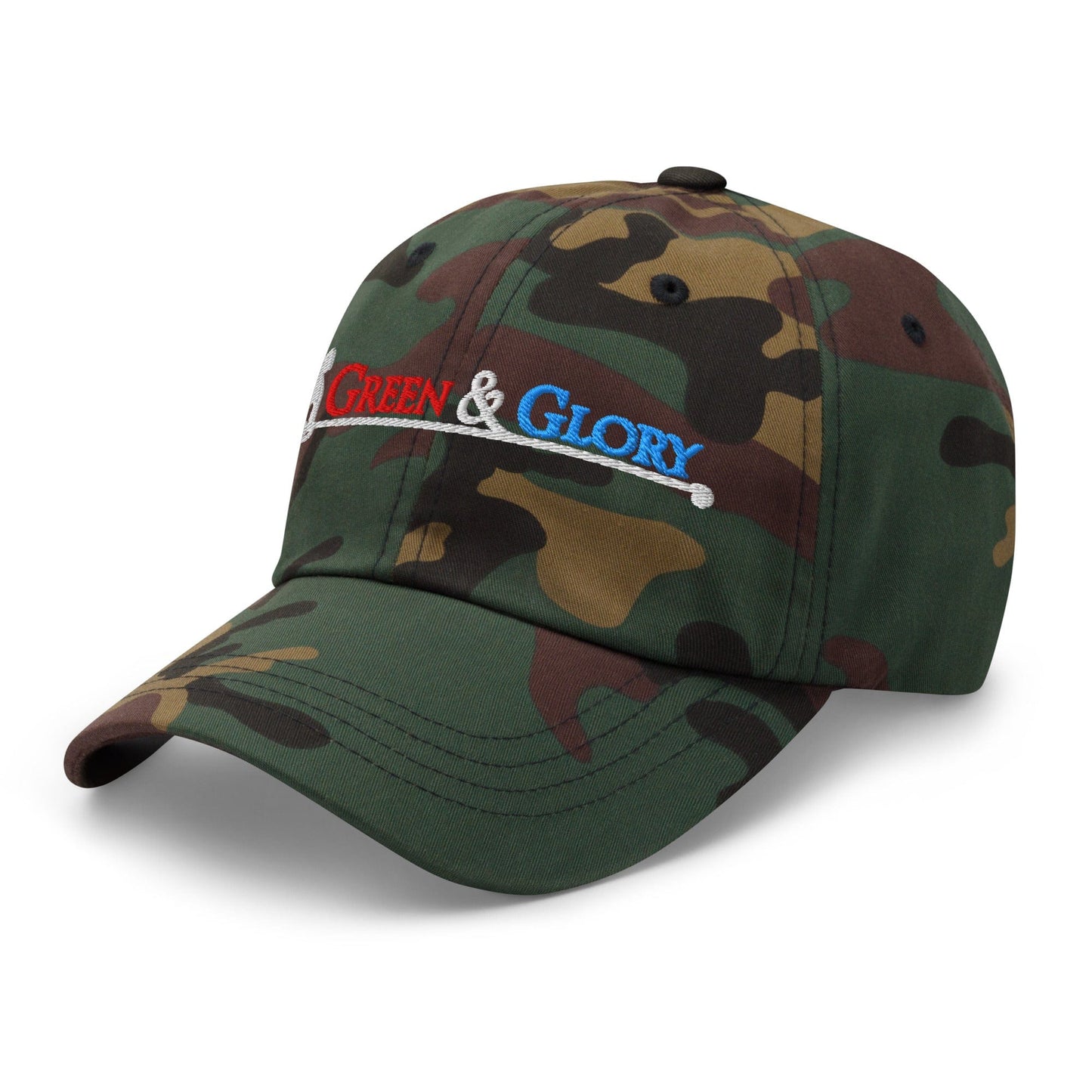 Green & Glory Embroidered Golf Cap - Funny Golf Tee by Swing Epic