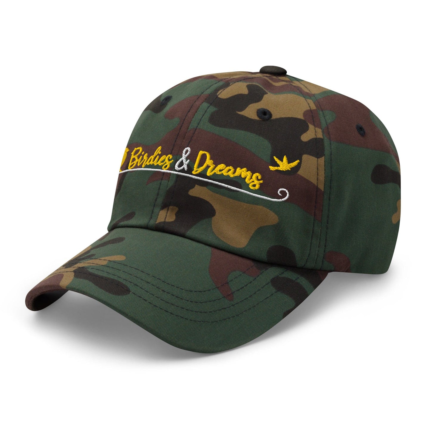 Birdies & Dreams Embroidered Golf Cap - Funny Golf Tee by Swing Epic