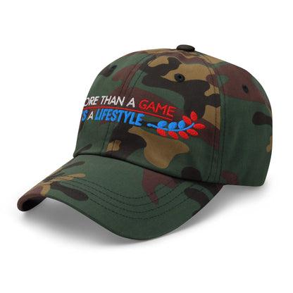 More Than a Game It's a Lifestyle Embroidered Golf Cap - Funny Golf Tee by Swing Epic