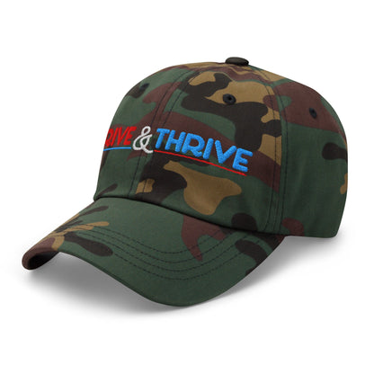 Drive & Thrive Embroidered Golf Cap - Funny Golf Tee by Swing Epic