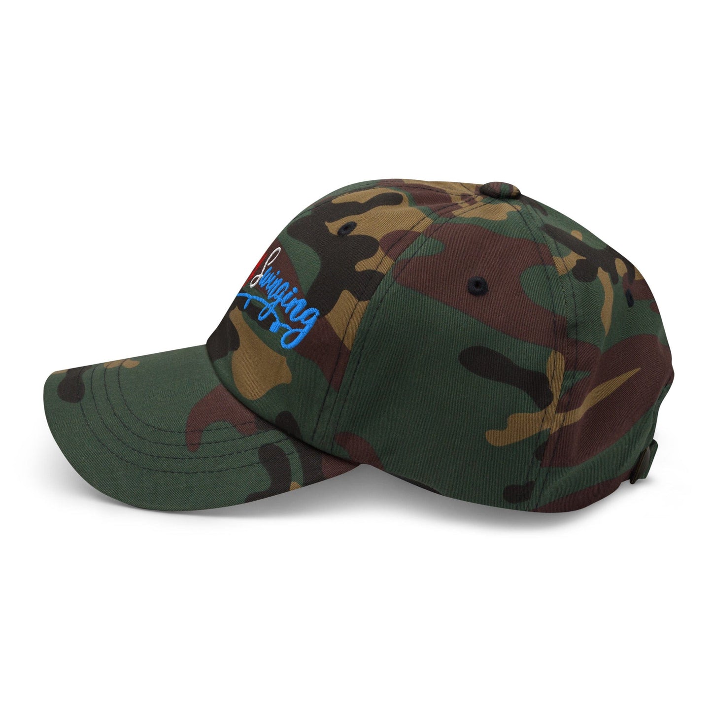 Simply Swinging Quirky Fun Embroidered Golf Cap - Funny Golf Tee by Swing Epic