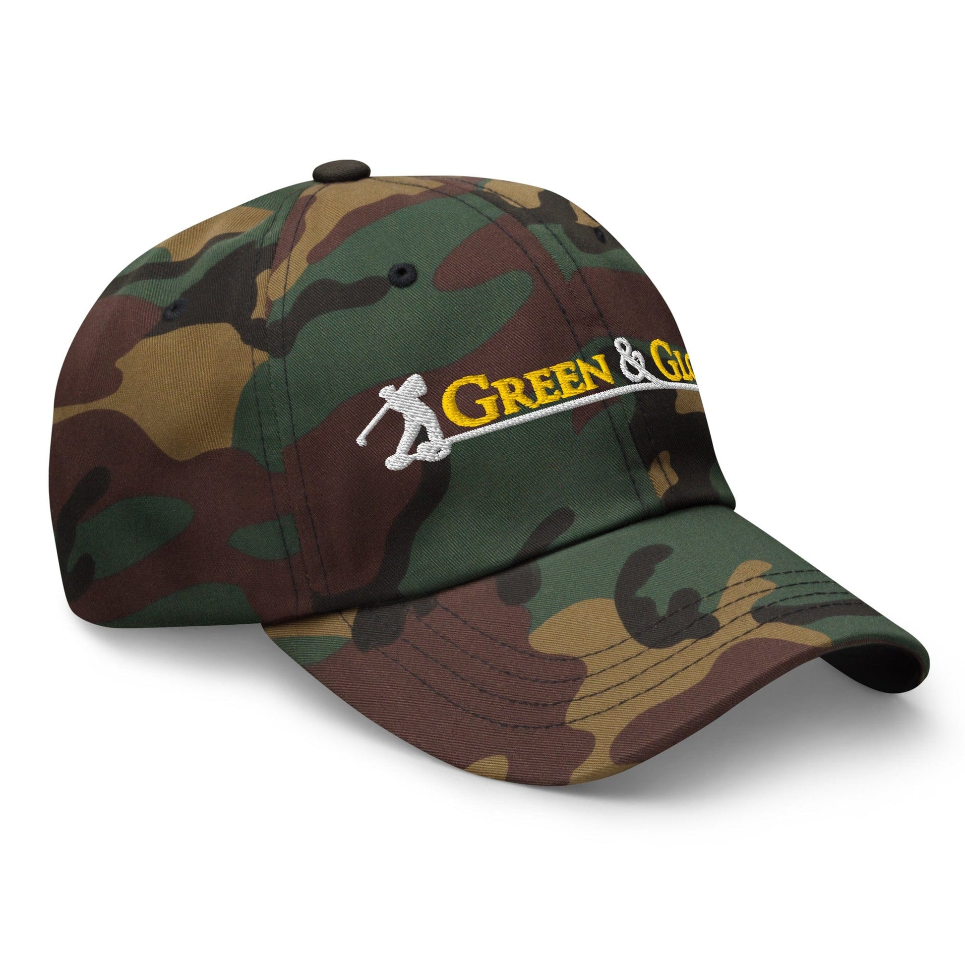 Green & Glory Embroidered Golf Cap - Funny Golf Tee by Swing Epic