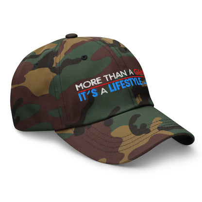 More Than a Game It's a Lifestyle Embroidered Golf Cap - Funny Golf Tee by Swing Epic