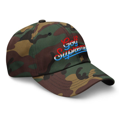 Golf Supreme Fun Spirit Embroidered Golf Cap - Funny Golf Tee by Swing Epic