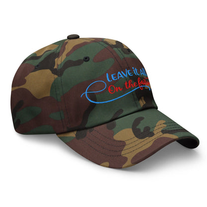 Leave it All on The Fairway Fun and Unique Embroidered Golf Cap - Funny Golf Tee by Swing Epic