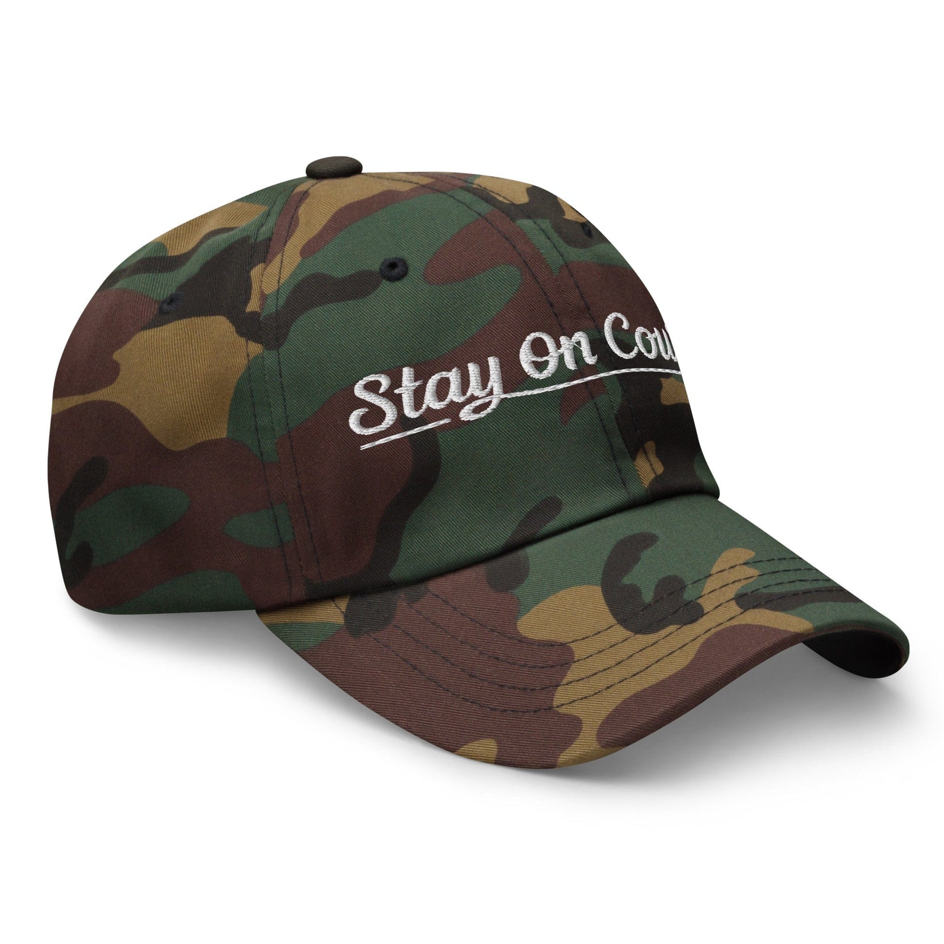 Stay On Course Embroidered Golf Cap - Funny Golf Tee by Swing Epic
