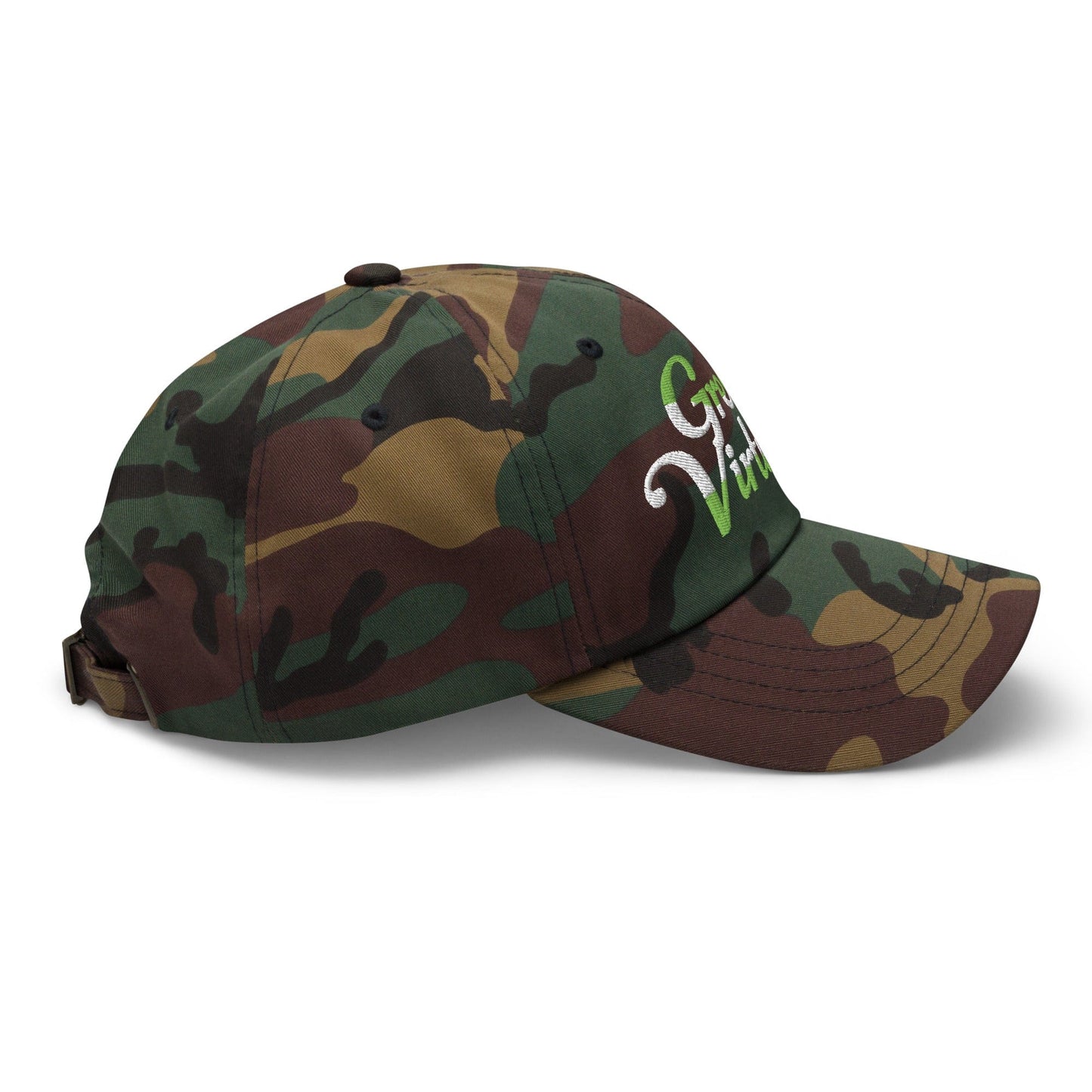 Green Virtuoso Engaging Fun Spirit Embroidered Golf Cap - Funny Golf Tee by Swing Epic