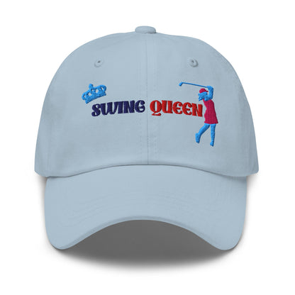 Swing Queen Embroidered Golf Cap - Funny Golf Tee by Swing Epic