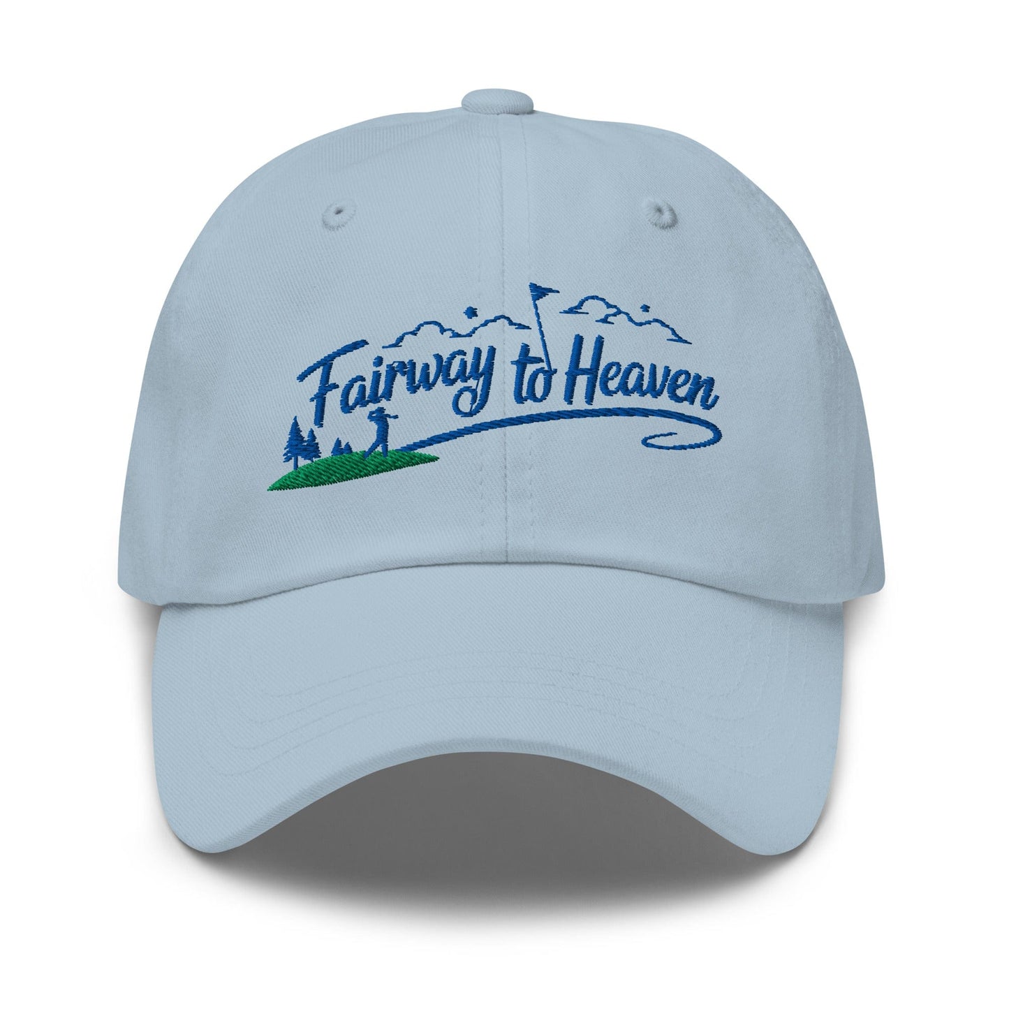 Fairway to Heaven Embroidered Golf Cap - Funny Golf Tee by Swing Epic