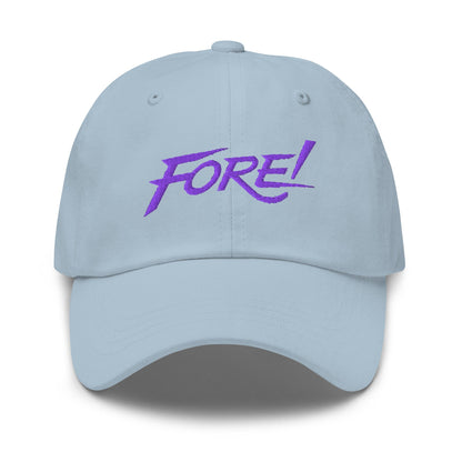 FORE Lookout Fun Embroidered Golf Cap - Funny Golf Tee by Swing Epic