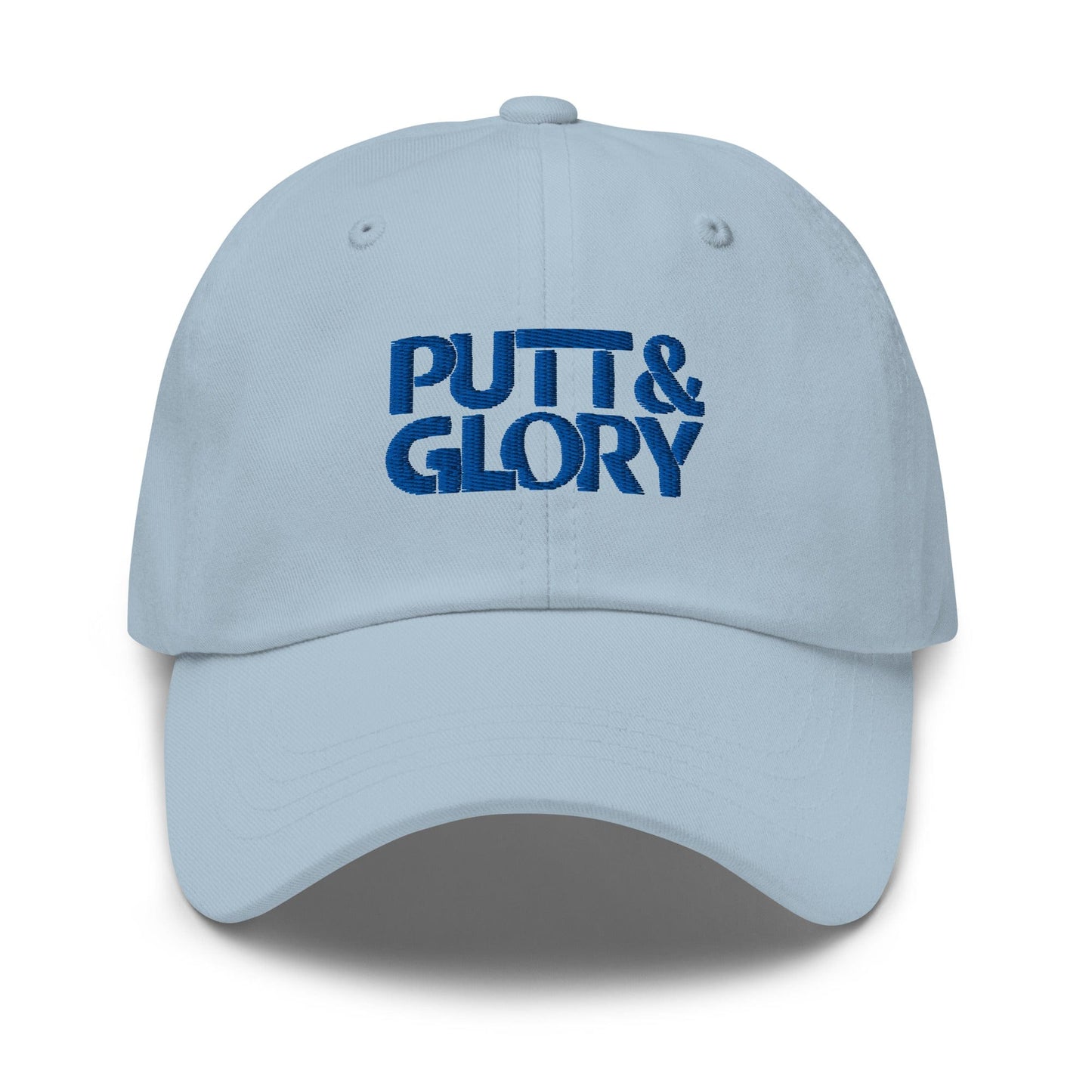 Putt and Glory Embroidered Golf Cap - Funny Golf Tee by Swing Epic