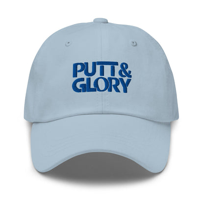 Putt and Glory Embroidered Golf Cap - Funny Golf Tee by Swing Epic