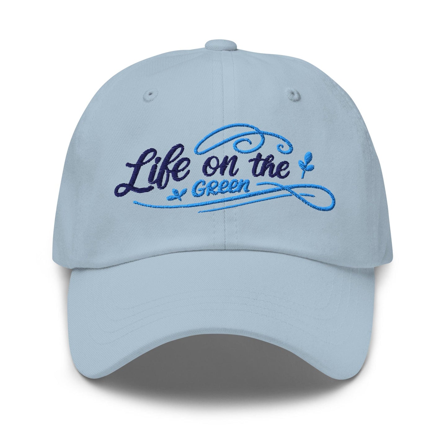 Life on the Green Quirky Fun Design Embroidered Golf Cap - Funny Golf Tee by Swing Epic