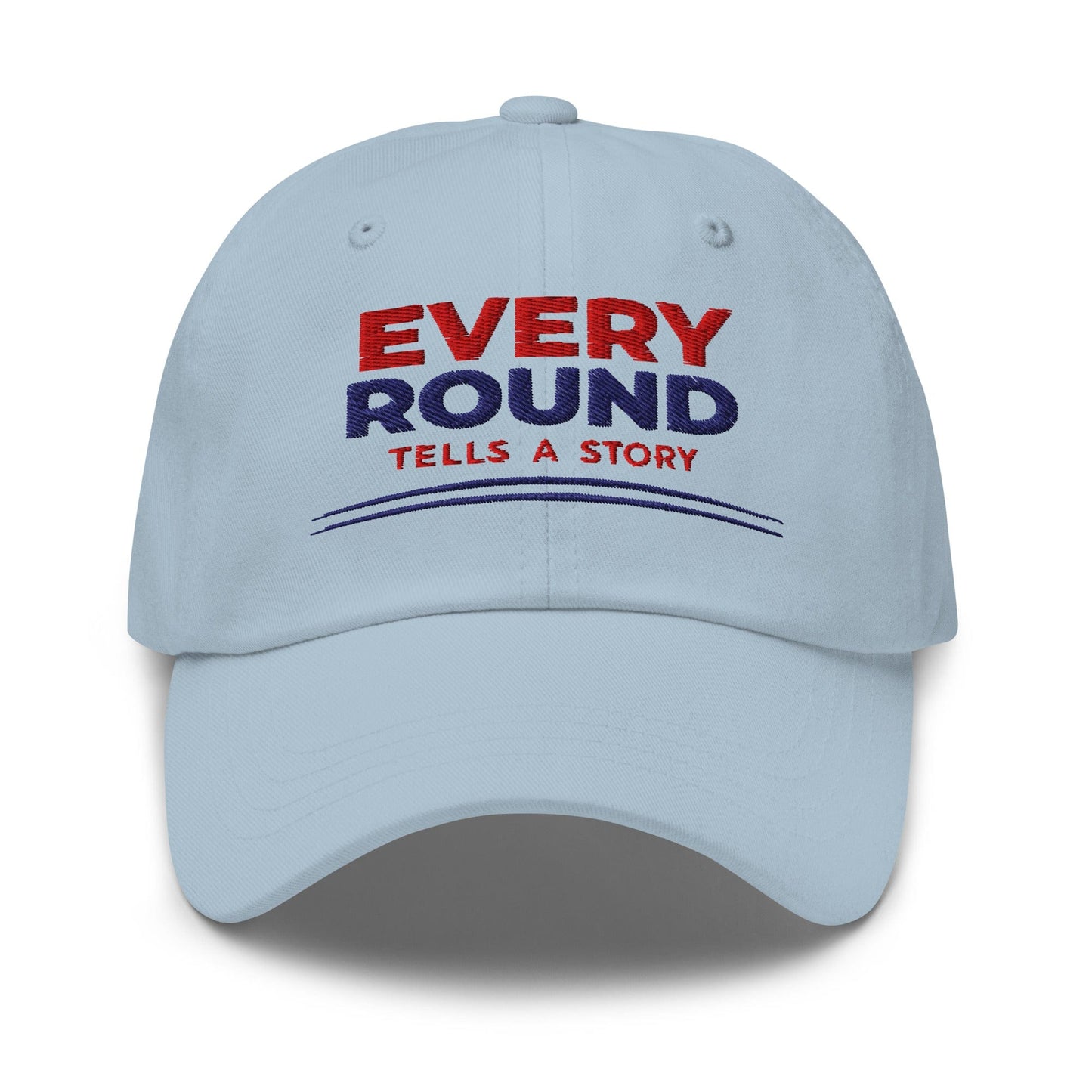 Every Round Tells A Story Embroidered Golf Cap - Funny Golf Tee by Swing Epic
