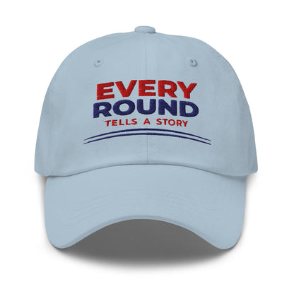 Every Round Tells A Story Embroidered Golf Cap - Funny Golf Tee by Swing Epic