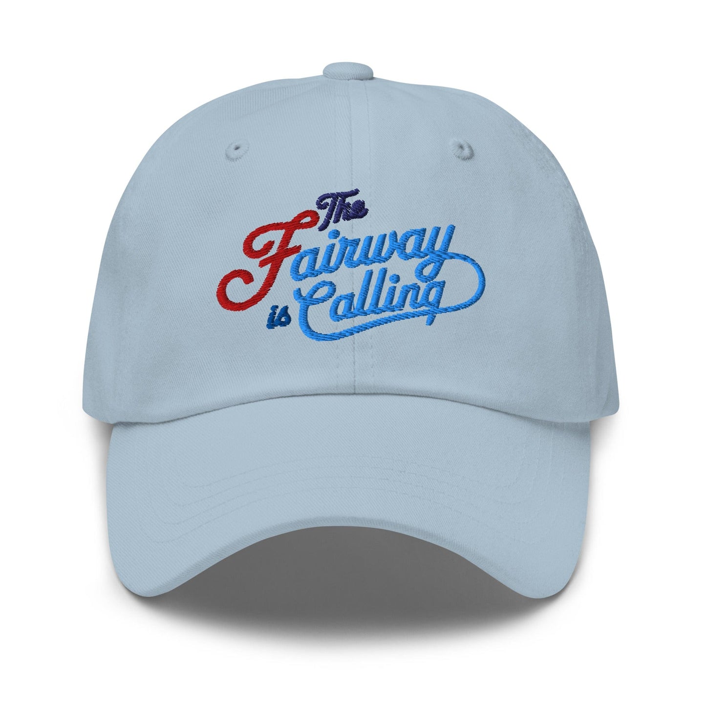The Fairway is Calling Fun Quirky Embroidered Golf Cap - Funny Golf Tee by Swing Epic