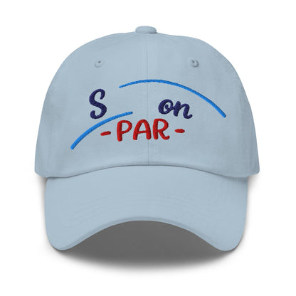 Stay on Par Embroidered Golf Cap - Funny Golf Tee by Swing Epic