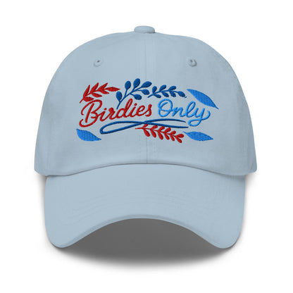 Birdies Only Fun Spirit Design Embroidered Golf Cap - Funny Golf Tee by Swing Epic