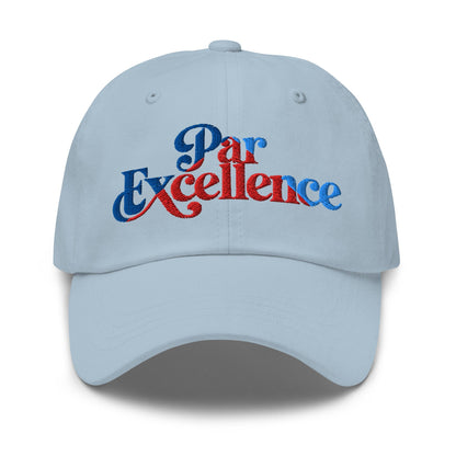 Par Excellence Embroidered Golf Cap - Funny Golf Tee by Swing Epic