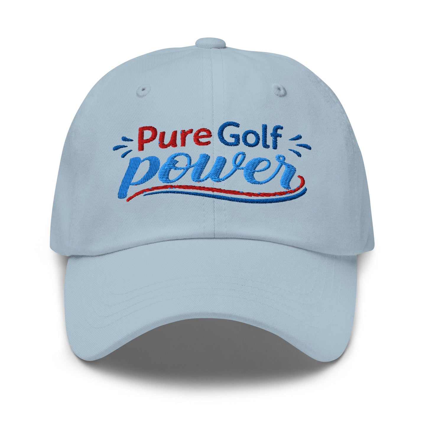 Pure Golf Power Embroidered Golf Cap - Funny Golf Tee by Swing Epic