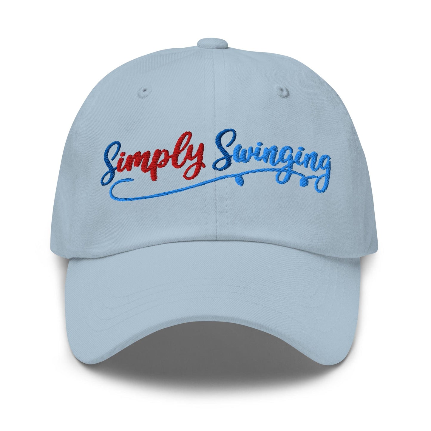Simply Swinging Quirky Fun Embroidered Golf Cap - Funny Golf Tee by Swing Epic