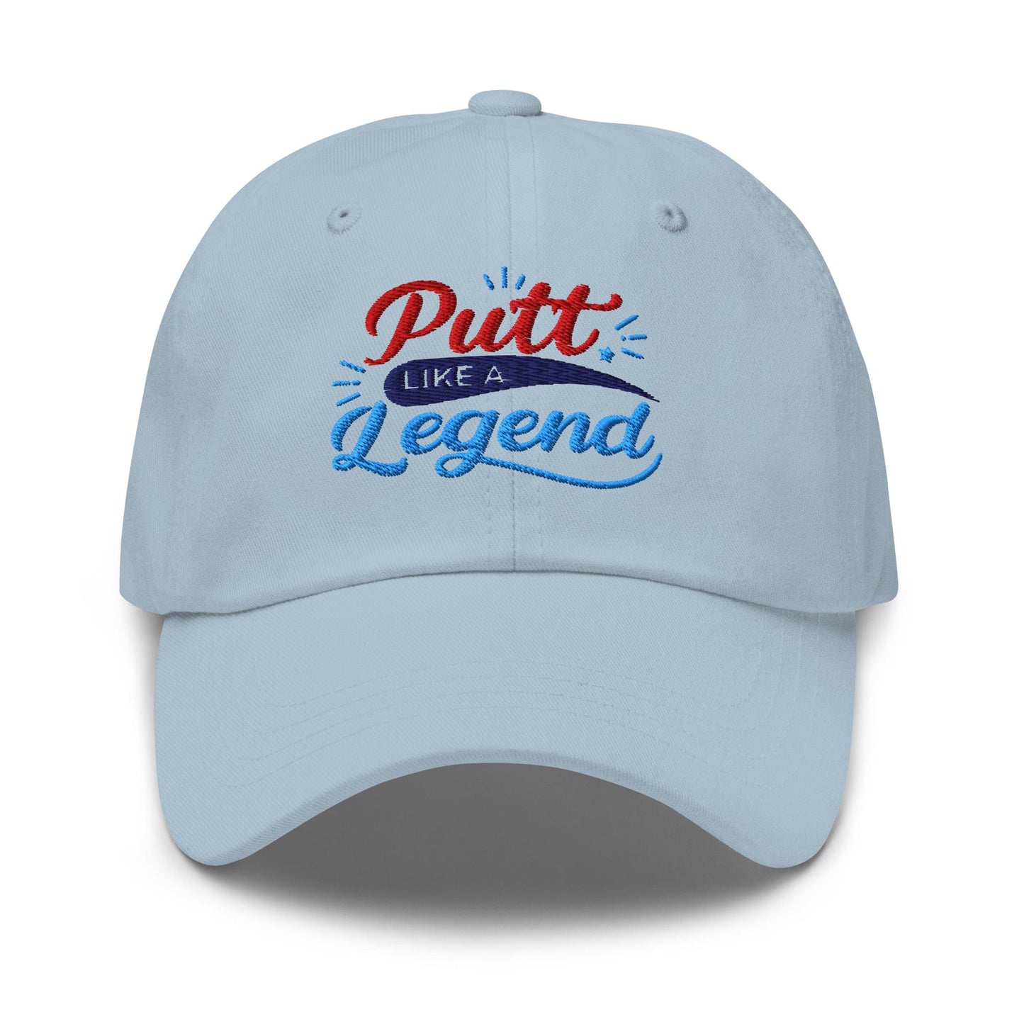 Putt Like A Legend Fun and Unique Embroidered Golf Cap - Funny Golf Tee by Swing Epic