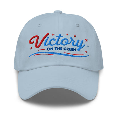 Victory On The Green Embroidered Golf Cap - Funny Golf Tee by Swing Epic