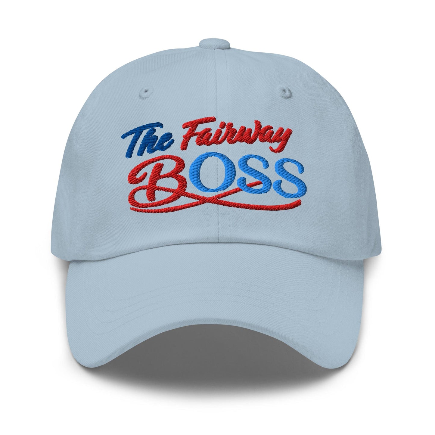 The Fairway Boss Sparkling Glitter Print Embroidered Golf Cap - Funny Golf Tee by Swing Epic