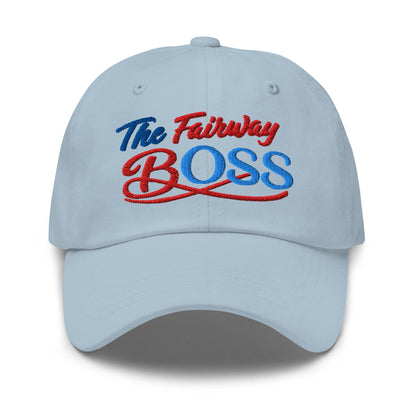 The Fairway Boss Sparkling Glitter Print Embroidered Golf Cap - Funny Golf Tee by Swing Epic