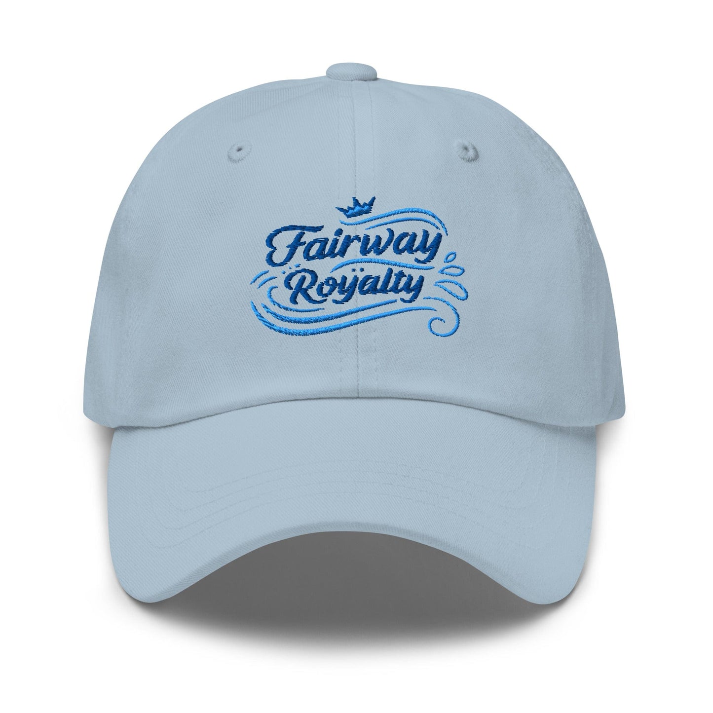 Fairway Royalty Swirls Leaf Detailed Embroidered Golf Cap - Funny Golf Tee by Swing Epic