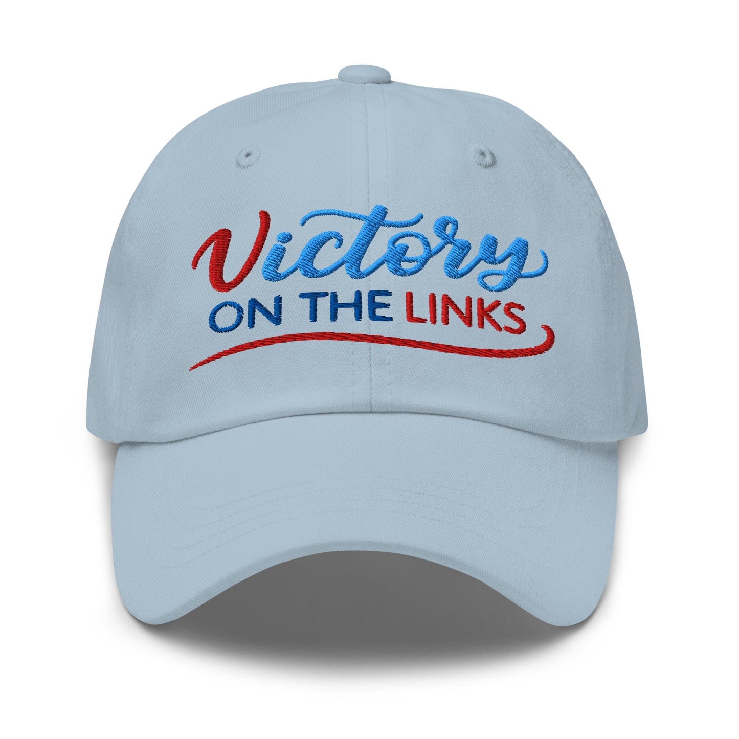 Victory on the Links Fun and Unique Embroidered Golf Cap - Funny Golf Tee by Swing Epic