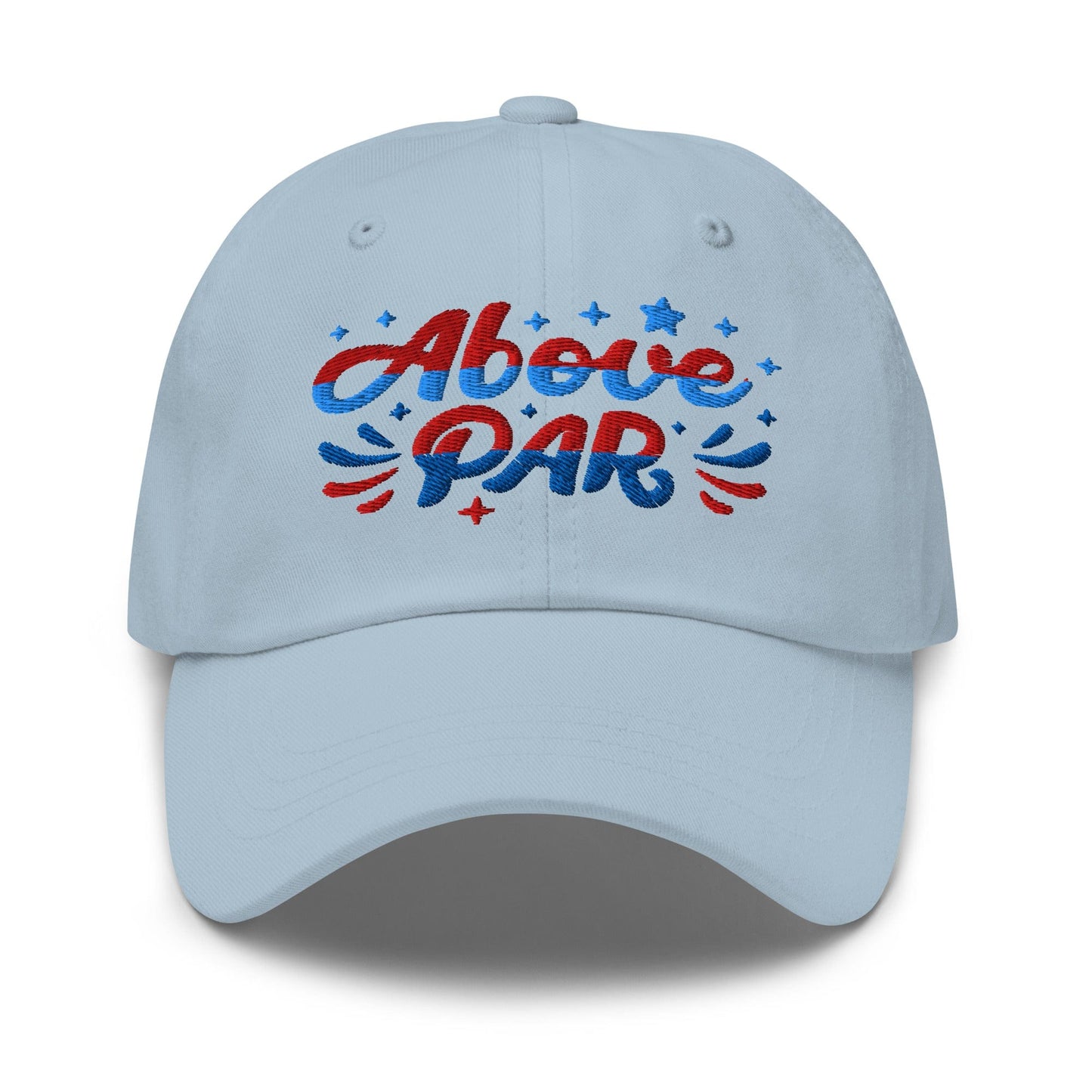 Above Par Embroidered Golf Cap - Funny Golf Tee by Swing Epic