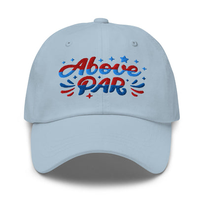Above Par Embroidered Golf Cap - Funny Golf Tee by Swing Epic