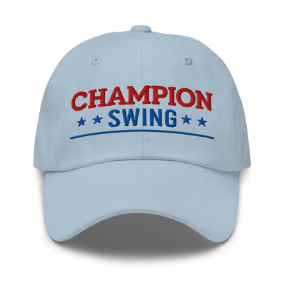 Champion Swing Star-Studded Fun Embroidered Golf Cap - Funny Golf Tee by Swing Epic