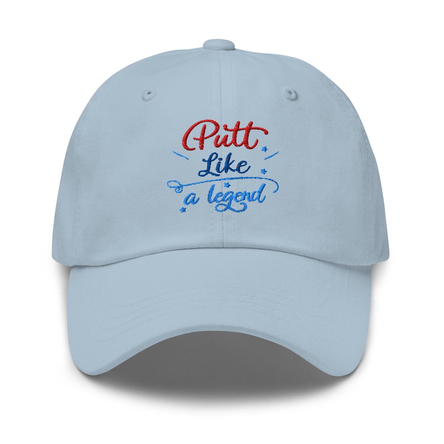Putt Like A Legend Fun Embroidered Golf Cap - Funny Golf Tee by Swing Epic