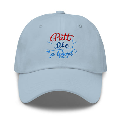 Putt Like A Legend Fun Embroidered Golf Cap - Funny Golf Tee by Swing Epic