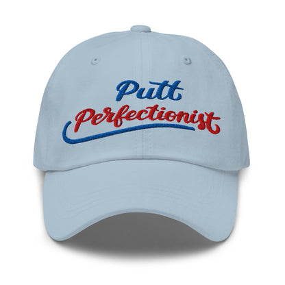 Putt Perfectionist Fun Embroidered Golf Cap - Funny Golf Tee by Swing Epic