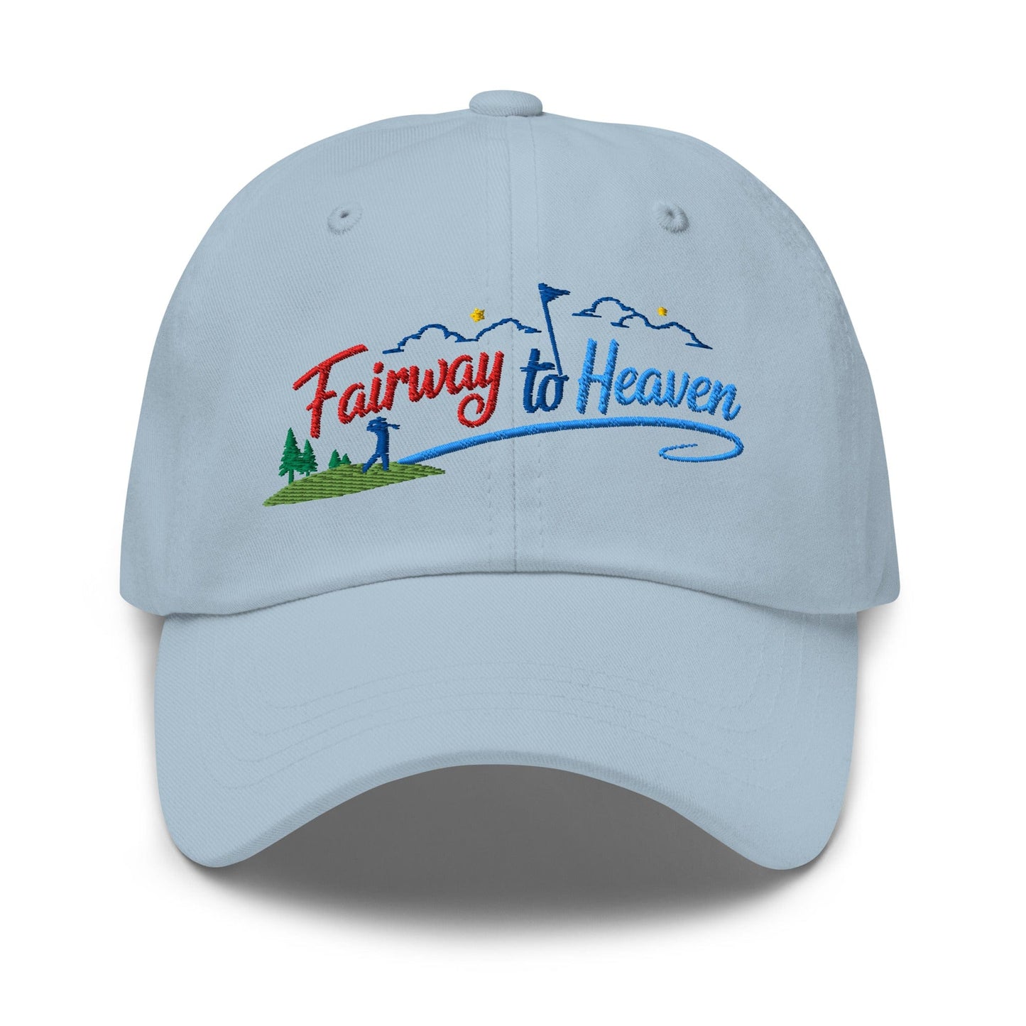 Fairway to Heaven Embroidered Golf Cap - Funny Golf Tee by Swing Epic