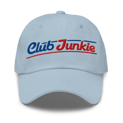 Club Junkie Embroidered Golf Cap - Funny Golf Tee by Swing Epic