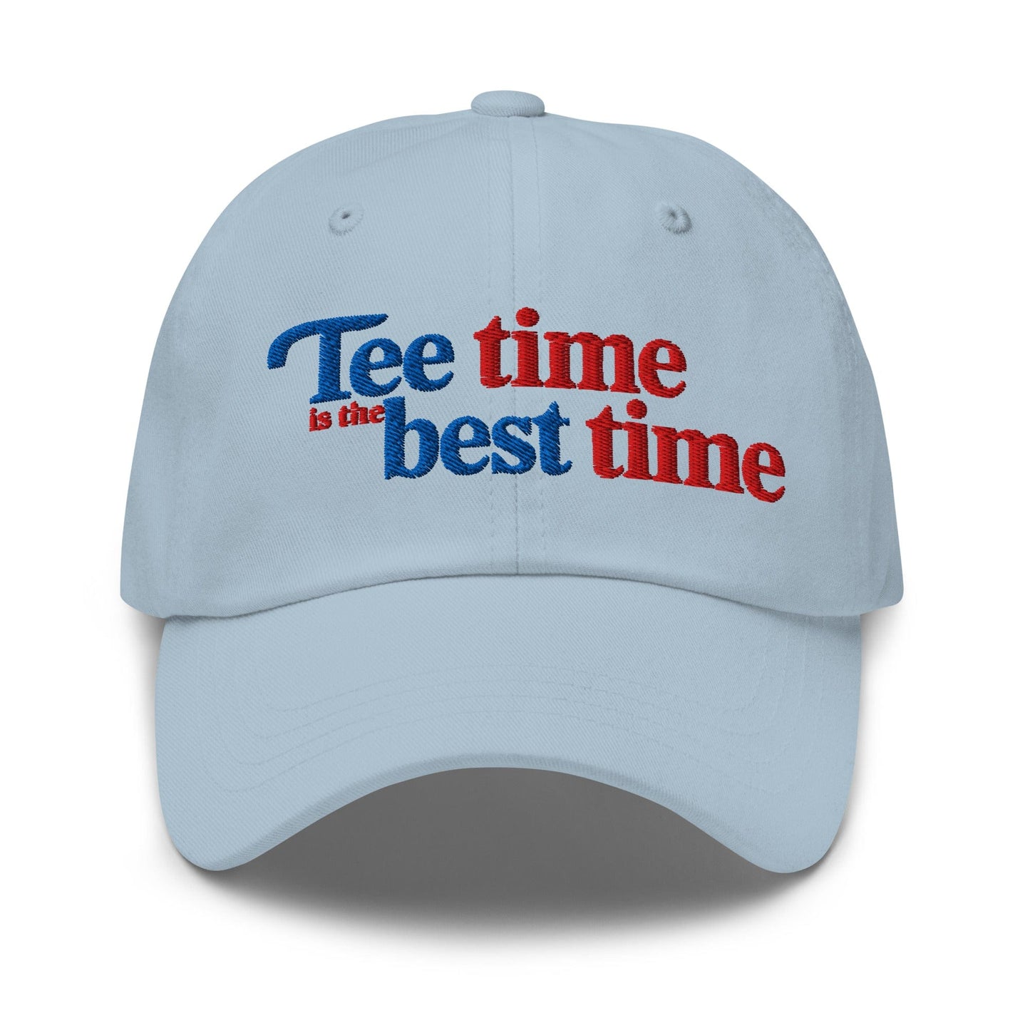 Tee Time is the Best Time Embroidered Golf Cap - Funny Golf Tee by Swing Epic