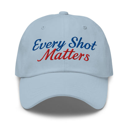 Every Shot Matters Fun Embroidered Golf Cap - Funny Golf Tee by Swing Epic